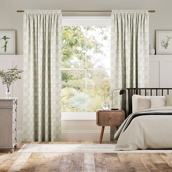 Lyme Leaf Stone Curtains