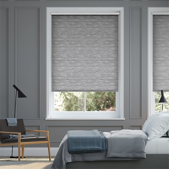 Lysander Blackout Titanium Grey Roller Blind