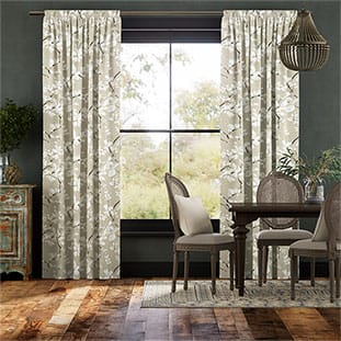 Madelyn Linen Chalk White Curtains thumbnail image
