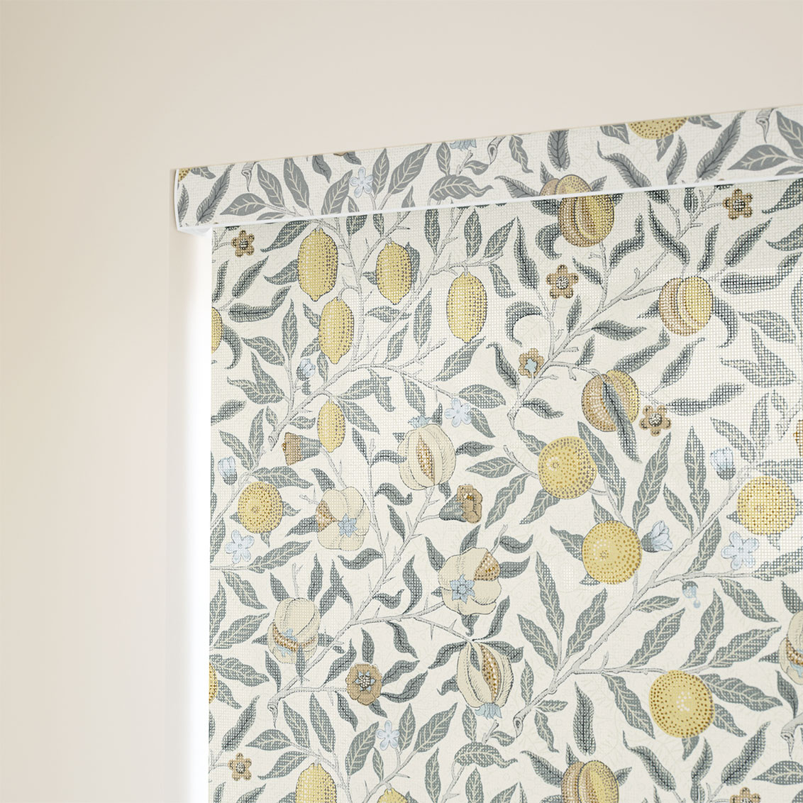 William Morris Fruit Primrose Magic Screen Roller Blind