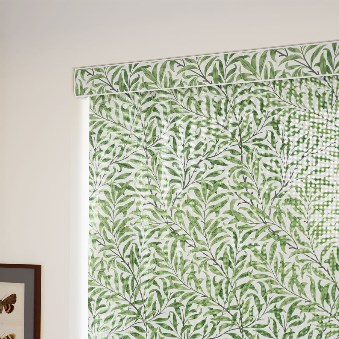 William Morris Willow Bough Vine Magic Screen Roller Blind