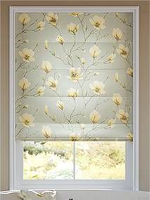 Magnolia Trail Faux Silk Gold Roman Blind thumbnail image