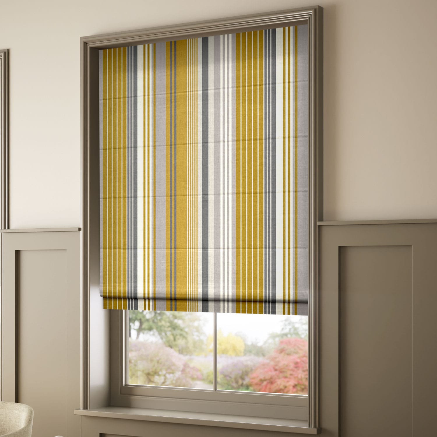 Manhattan Gold Roman Blind