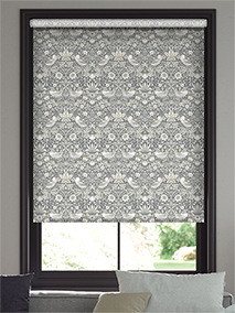 William Morris Strawberry Thief Manor Grey Roller Blind thumbnail image
