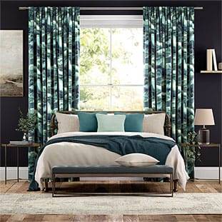 Marbled Velvet Jade Curtains thumbnail image