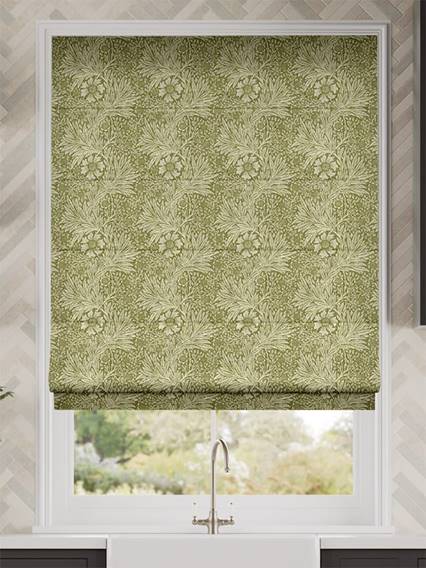 William Morris Marigold Moss Roman Blind thumbnail image