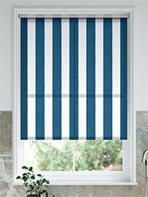 Maritime Coastal Blue Roller Blind thumbnail image