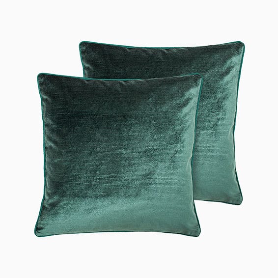 Marlborough Satin Emerald Cushion