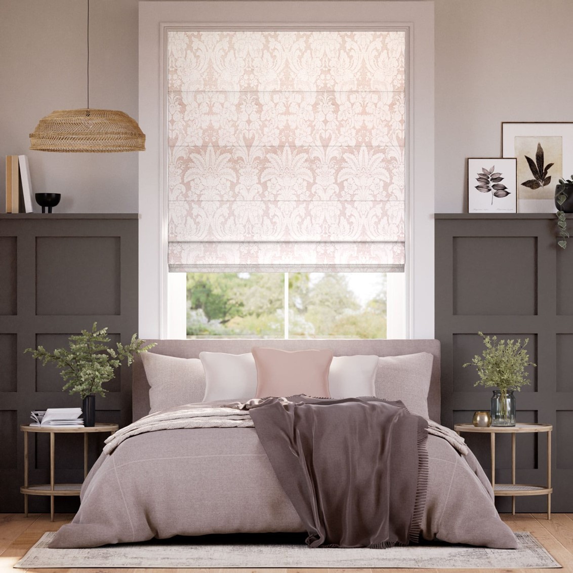 Martigues Blush Roman Blind