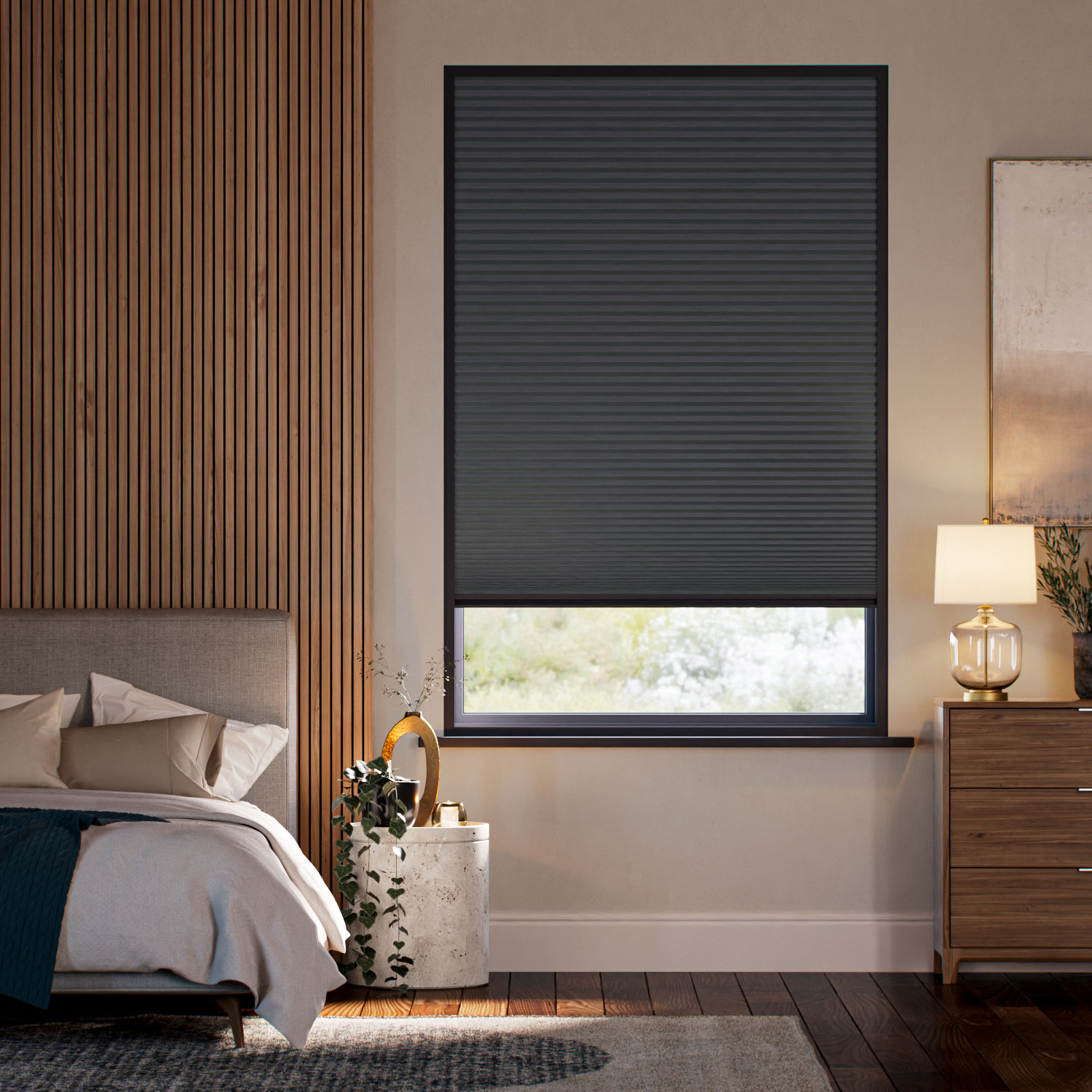 MaxShade Blackout Charcoal  Thermal Blind