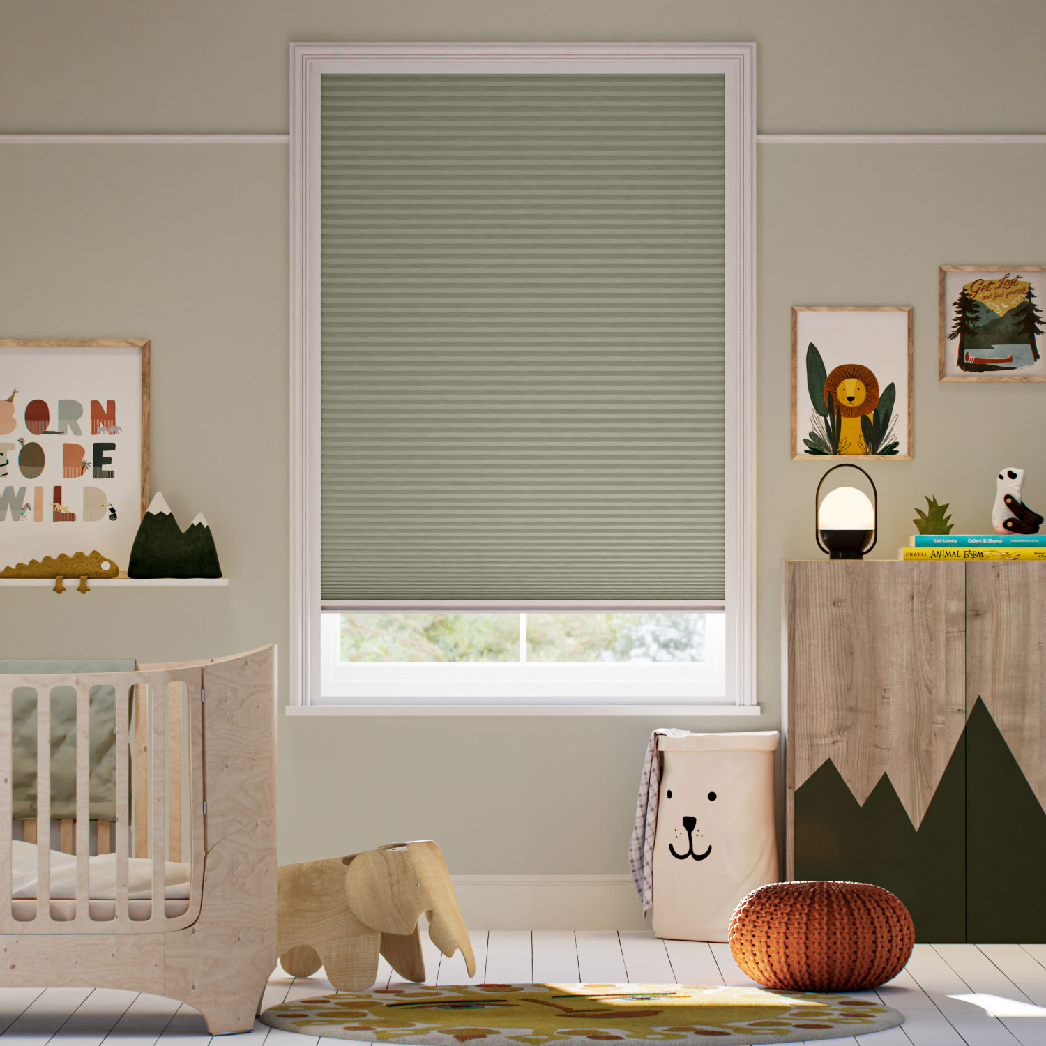 MaxShade Blackout Olive Thermal Blind