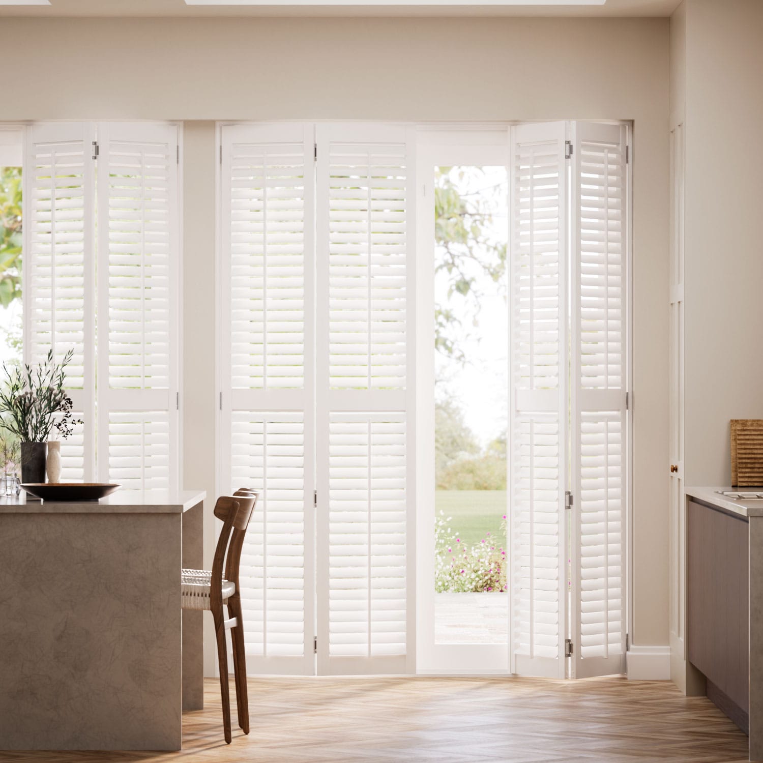 Mayfair Brilliant White Shutter Blind