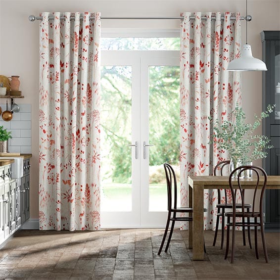 Meadow Coral Curtains