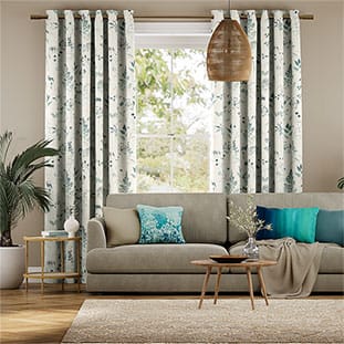 Meadow Teal Curtains thumbnail image