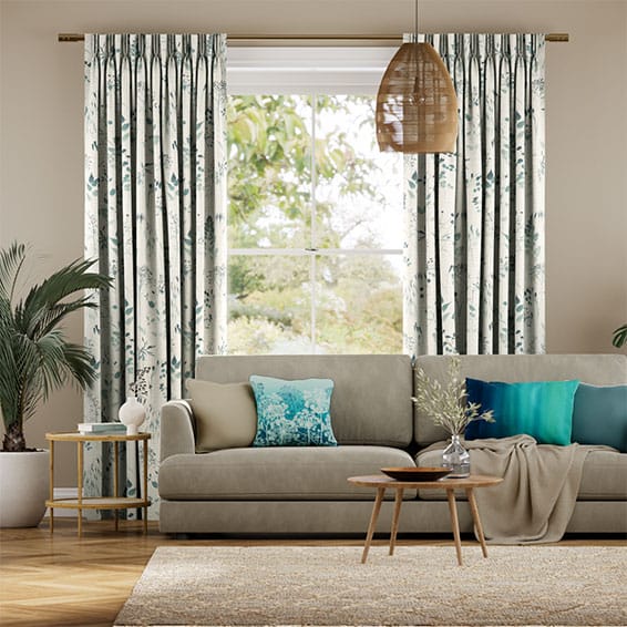 Meadow Teal Curtains