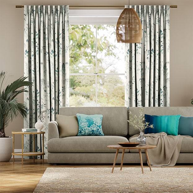 Meadow Teal Curtains thumbnail image