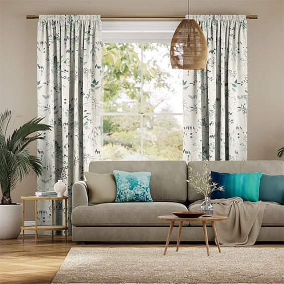 Meadow Teal Curtains