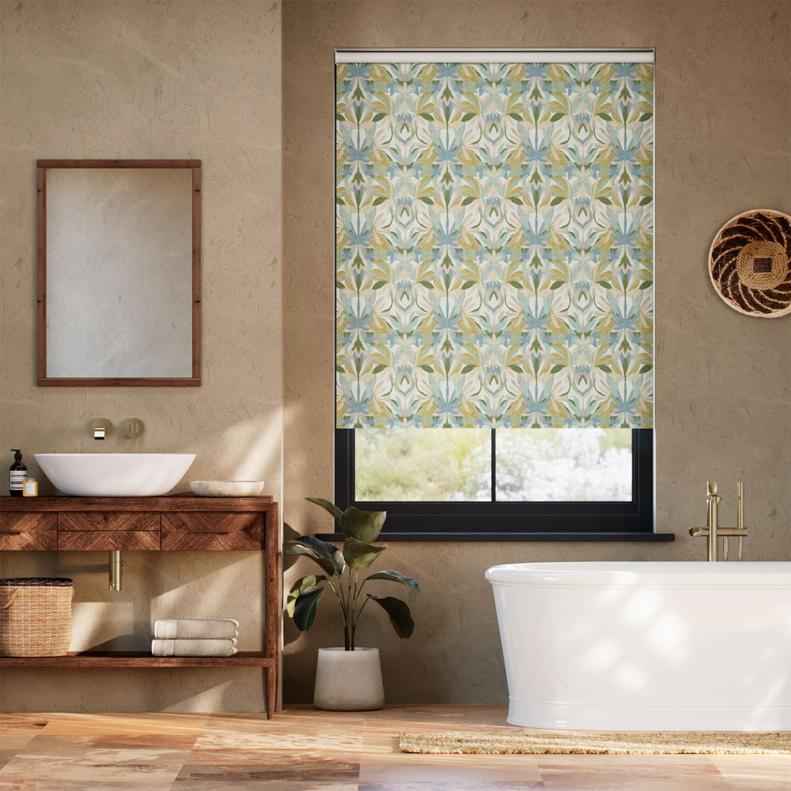 Melora Sky Honey Roller Blind