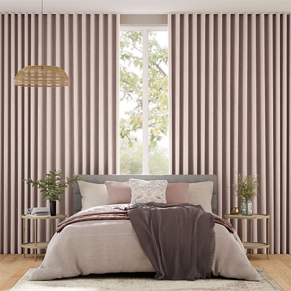 Melton Dusky Pink Curtains