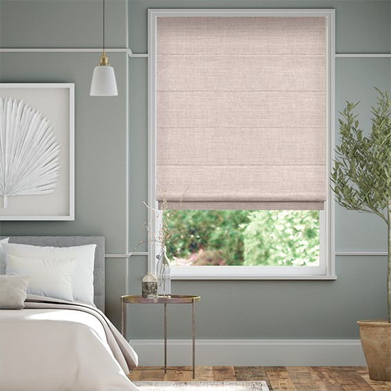 Melton Dusky Pink Roman Blind