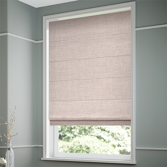 Melton Dusky Pink Roman Blind