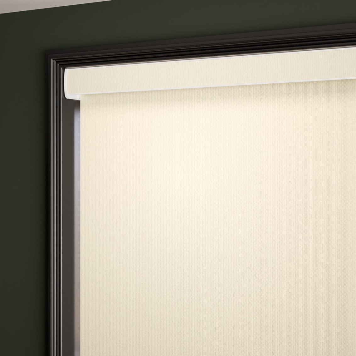 Metropolis PVC Blackout Alabaster Roller Blind