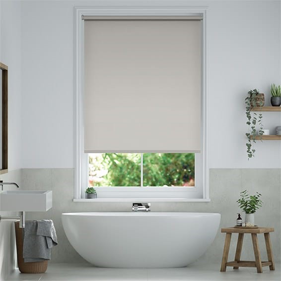 Metropolis PVC Blackout Cool Grey Roller Blind