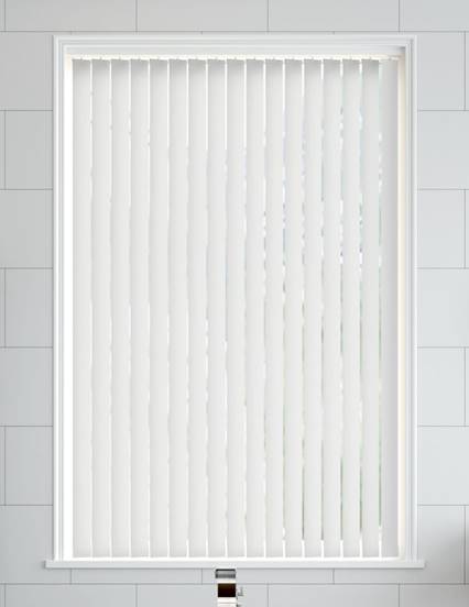 Metropolis PVC Cool White Vertical Blind thumbnail image