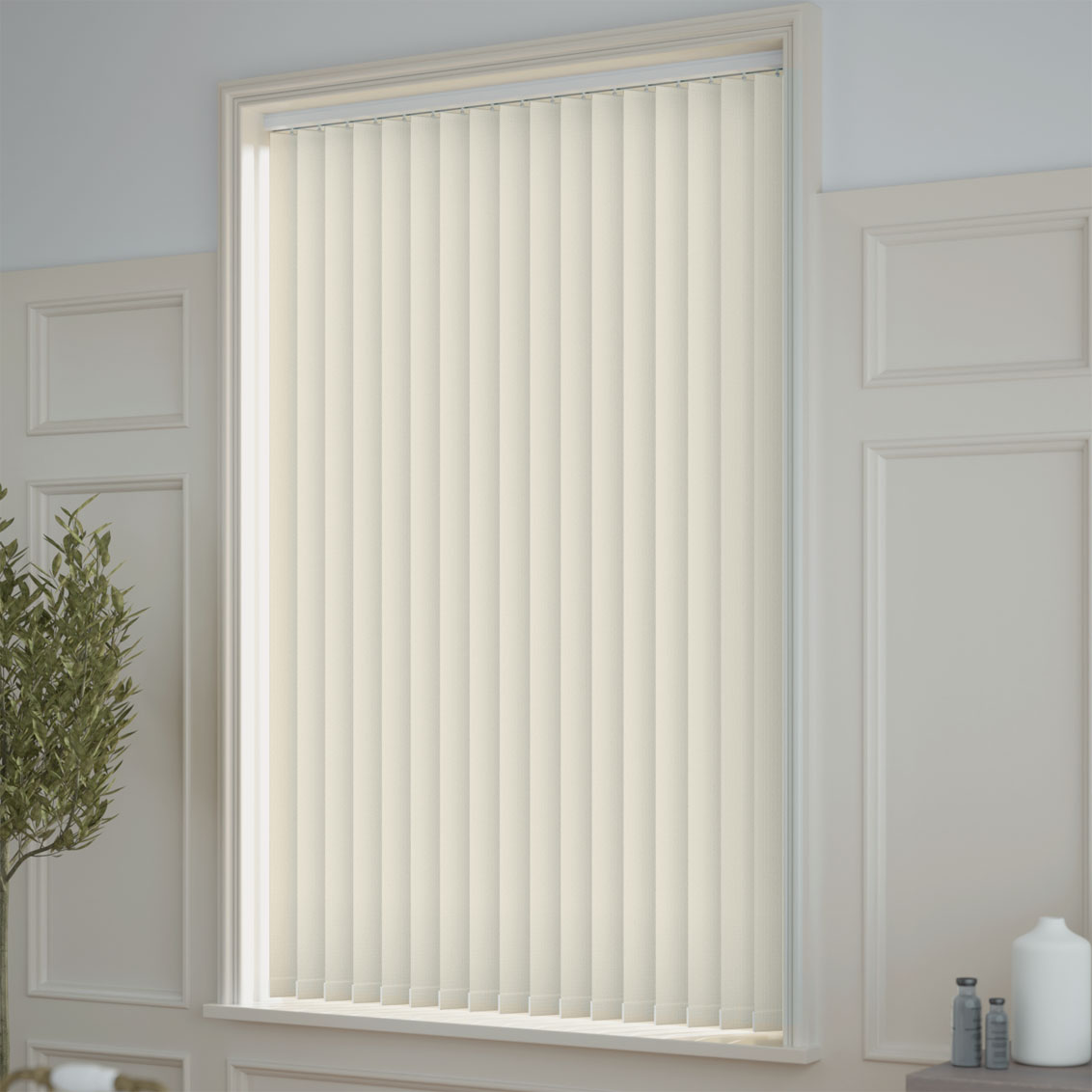 Metropolis PVC Taupe Vertical Blind