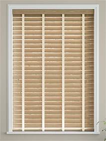 Metropolitan Classic Oak & Oatmeal Wooden Blind thumbnail image