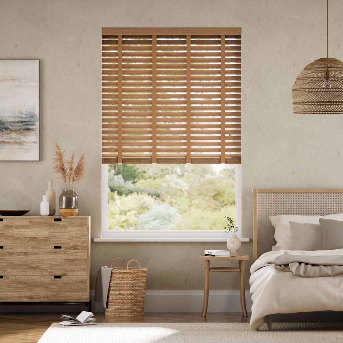 Metropolitan Maple & Nutmeg Wooden Blind - 50mm Slat