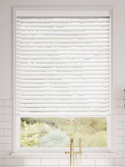 Metropolitan Soft Gloss White Wooden Blind thumbnail image