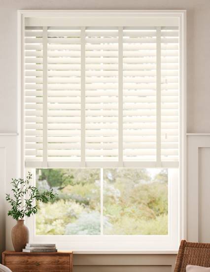 Metropolitan Vanilla & Oatmeal Wooden Blind thumbnail image