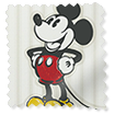 Mickey Stripe Border Dove Grey Roman Blind sample image