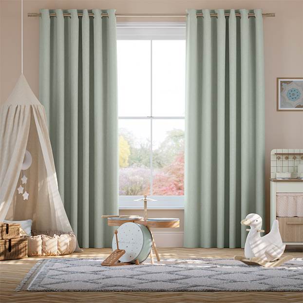 Mila Evergreen Curtains thumbnail image