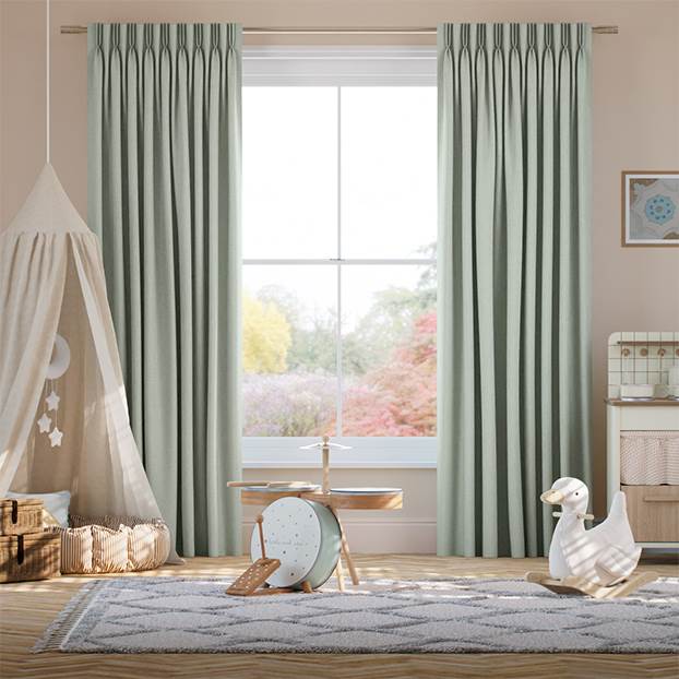 Mila Evergreen Curtains thumbnail image