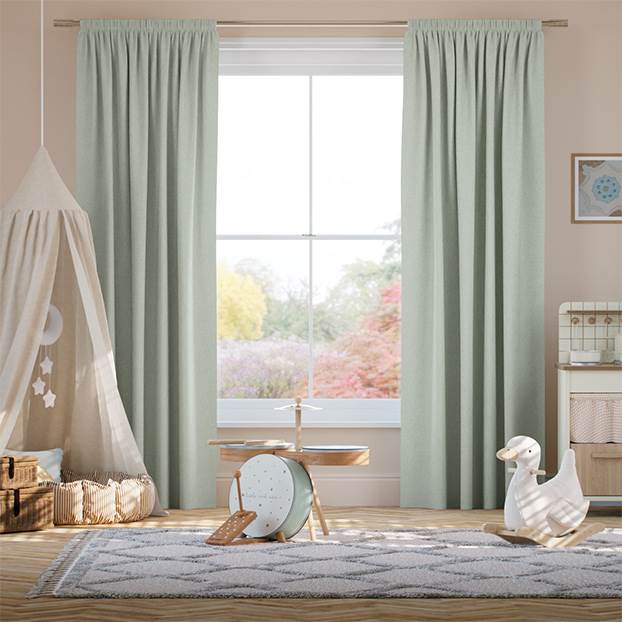 Mila Evergreen Curtains thumbnail image