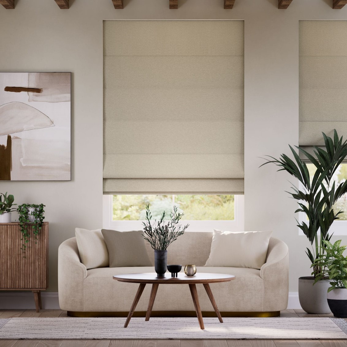 Mila Hemp Roman Blind