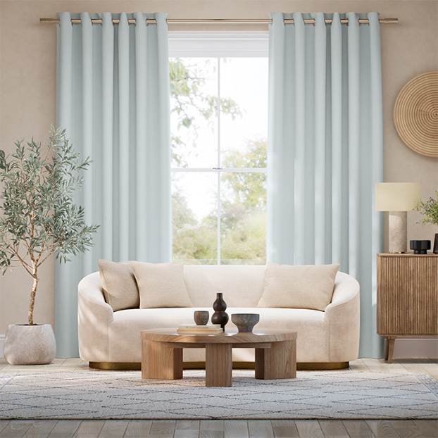 Mila Powder Blue Curtains thumbnail image