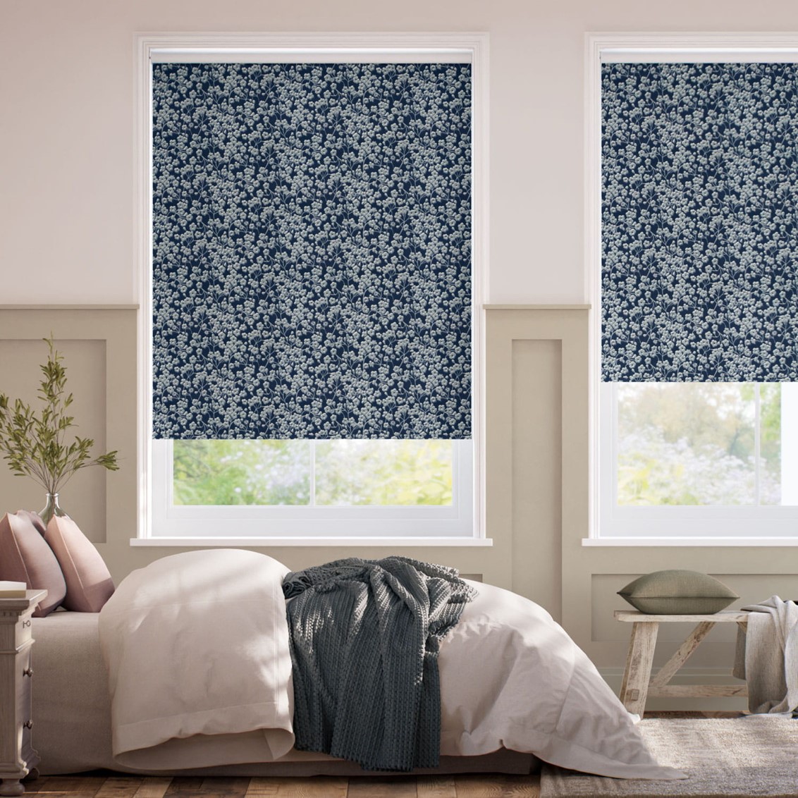 Mitsi Shadow Ink Roller Blind