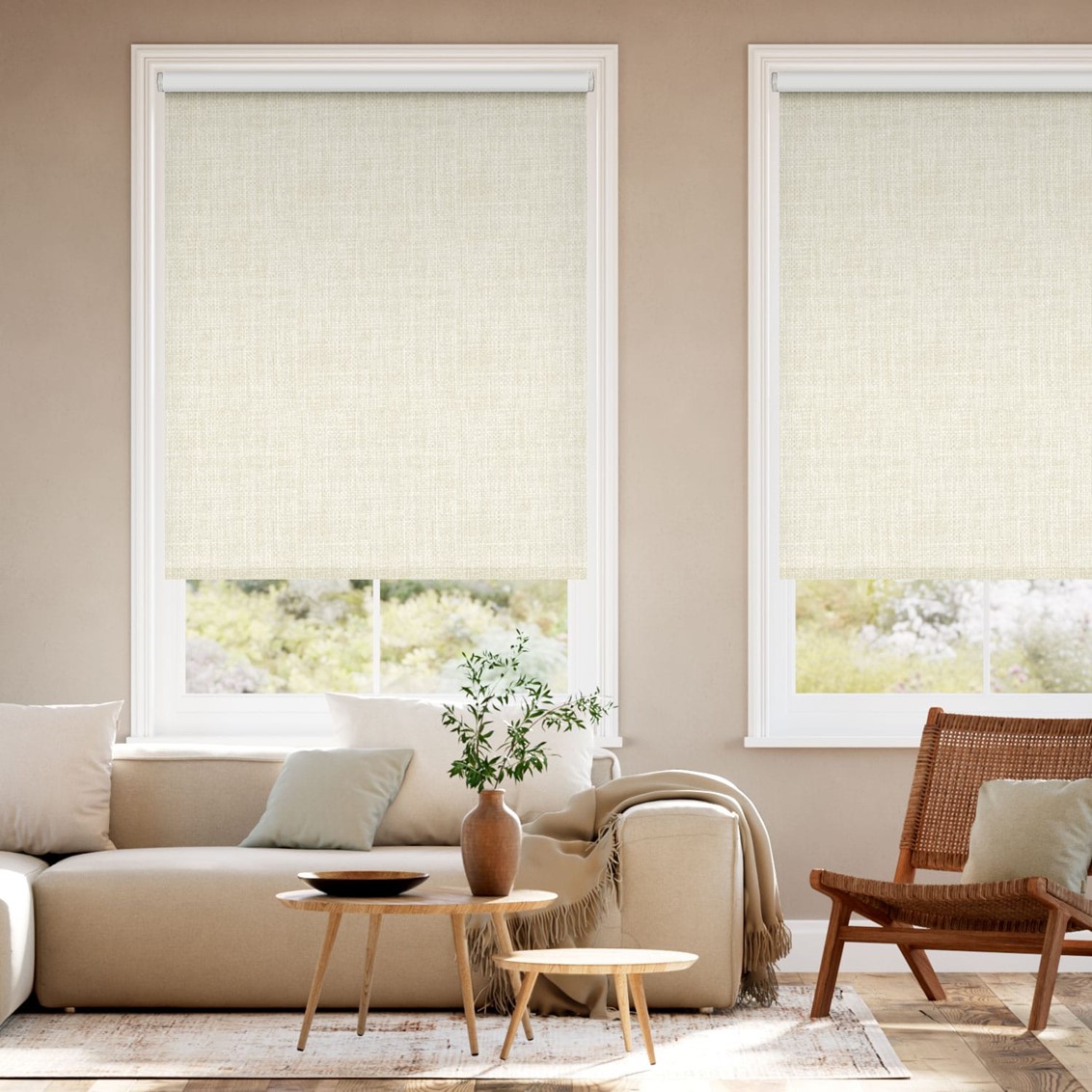 Moda Blackout Cream Roller Blind