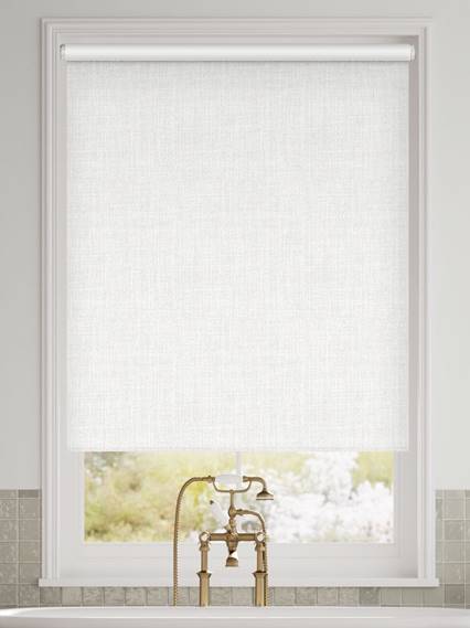 Electric Moda Blackout White Roller Blind thumbnail image