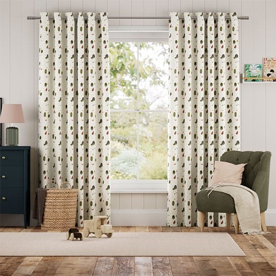 Molly Bear & Friends Natural Curtains