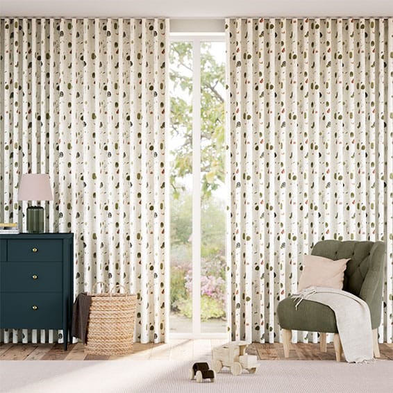 Molly Bear & Friends Natural Curtains