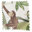 Monkey Business Linen Roman Blind swatch image