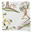 Monkey Tree Green & Blush Roller Blind sample image