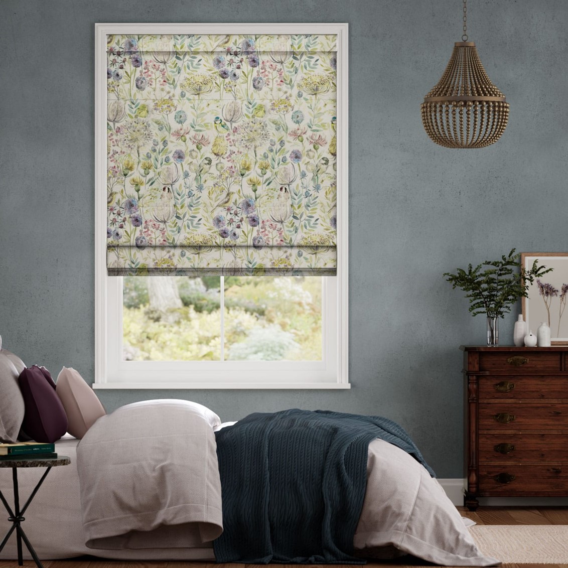 Morning Chorus Roman Blind