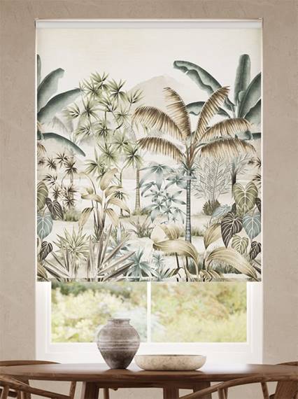 Mountain Palm Dawn Roller Blind thumbnail image