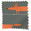 Mr Fox Charcoal Roller Blind swatch image