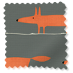 Mr Fox Charcoal Roller Blind swatch image